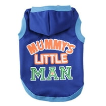 CICRKHB Small Dog Sweater Dog Clothes Autumn and Winter Lightweight Sweater with Hood Pet Clothing Pet Supplies Blue