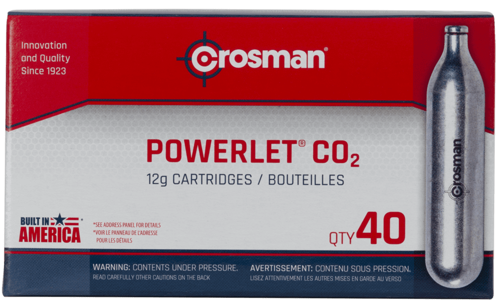 Crosman CO2 Cartridges 40 Count C02 12 Gram FREE SHIPPING 