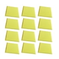thumbnail image 2 of Yuarrent 12 piezas hogar dormitorio KTV estudio bloque absorbente de sonido grabación de Audio Panel insonorizado ladrillos decoración montada Decoración del hogar Amarillo, 2 of 6