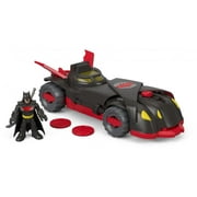 Imaginext DC Super Friends Ninja Armor Batmobile Vehicle Action Figure Set