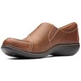 thumbnail image 1 of Zapatos Clarks Ashland Lane Q Mocasín de Cuero Marrón Oscuro Talla 7.5, 1 of 7