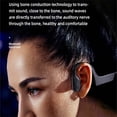 thumbnail image 4 of X1 Wireless Bluetooth Headset Osteoconductive Headset Ear Hook Sports Headset Business Headset, 4 of 5