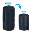 thumbnail image 4 of Unique Bargains Compression Stuff Sack, 18L Waterproof Sleeping Bag for Backpacking, Dark Blue, 4 of 7