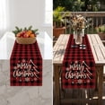thumbnail image 6 of Gqqkzmb Red Plaid Christmas Table Runner Winter Holiday Table Decor Merry Christmas Centerpiece for Dining Table Washable Christmas Decorations, 6 of 6