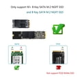 thumbnail image 4 of Caja SSD M.2 NGFF A USB3.0 (M+B)/llave B para 2230/2242/2260/2280 (plateado), 4 of 9