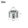 thumbnail image 2 of 4 Pcs Set Screw Shaft Collar 1/4"Bore, 304 Stainless Steel Shaft Collars, 1/2"OD, 1/4"Thickness, 2 of 5