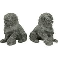 thumbnail image 3 of Oriental Furniture 9" Sitting Foo Dog Statues (Set of Two), Figurines, 3 of 5