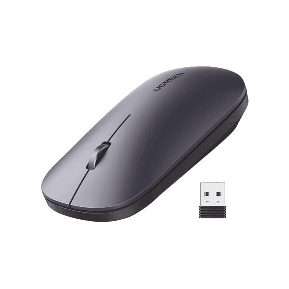 Mouse inalámbrico 2.4 GHz | Ultra Delgado y Silencioso | DPI 1000/1600/2000/4000 (Ajustable) |