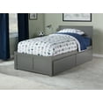 thumbnail image 3 of Orlando Platform Bed with Flat Panel Foot Board and 2 Urban Bed Drawers, Multiple Colors, Multiple Sizes, 3 of 8