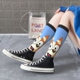 thumbnail image 5 of Silaia Bluey Print Socks For Women Men,Crew Socks,Sporty Calf Socks,Casual Socks, Design Socks for Hiking, Sport, 5 of 6