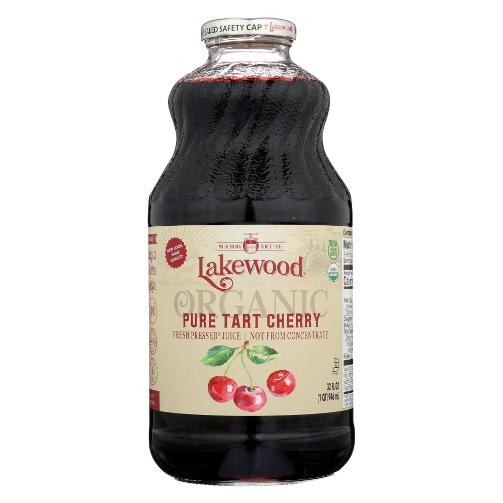 Lakewood Organic 100 Pure Tart Cherry Juice, 32 Fl Oz