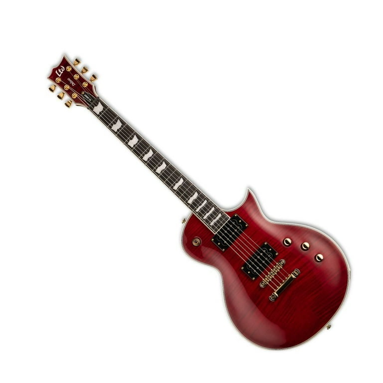 ESP LTD EC-1000T CTM Electric Guitar - See-thru Black Cherry ESP LTD EC-1000T CTM Electric Guitar - See-thru Black Cherry