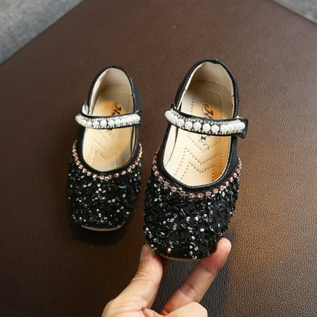 

Floleo Clearance 2019 Autumn Girls Princess Shoes Infant Kids Baby Crystal Pearl Sequins Sandals
