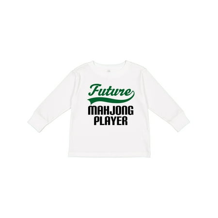 

Inktastic Future Mahjong Player Gift Toddler Boy Girl Long Sleeve T-Shirt