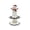 White, variant on Wooden Christmas Money Holder Ornament, 10-Slot Cash Display Tree with Stand, Festive Xmas Table Centerpiece Decor, Funny Gift Card Holder for Holiday Parties, Office Desks & Home Decoration (White)