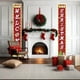 thumbnail image 4 of Decoraciones de Puerta de Navidad Cortinas de Puerta de Pareja de Navidad Personalizadas Decoración de Fiesta Cortina Bandera de Navidad Paño de Fondo Decoración de Luz de Navidad Estilo Decoraciones, 4 of 6