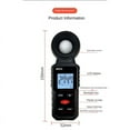 thumbnail image 5 of Digital Illuminance Light Meter Tester 200,000Lux Meter Luxmeter Lighting Intensity B xwm25, 5 of 8