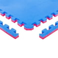 thumbnail image 3 of FlooringInc 1" Thick MMA Red & Blue Reversable Interlocking Foam Tiles, 2'x2', 100 sqft, 25 Tile Pack, 3 of 8