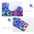 thumbnail image 6 of SILVERCELL Toddler Rainbow Leopard Print Tight Jumpsuit Gymnastics Leotards Athletic Dance Bodysuit Headband Sets, 6 of 8