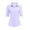 Lilac, variant on Zeagoo Button Up Shirt Women Collared Shirts Fitted Buttoned Down Blouse Fitted Tops
