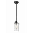 thumbnail image 3 of Millennium Lighting  Beverlly 1 Light Mini-Pendant Matte Black Painted, 3 of 4