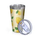 thumbnail image 2 of 16oz Tumblers Lemon Stainless Steel Vacuum Insulated Double Wall Travel Tumbler Cups Mug with Lid and Straw,Cleaning Brush for Coffee,Tea, 2 of 4