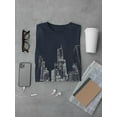 thumbnail image 2 of Dark Chicago Cityscape T-Shirt Men -Image by Shutterstock, Male x-Large, 2 of 4