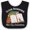 Black and White, variant on Inktastic Future Bookworm Like My Grandma Boys or Girls Baby Bib