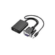 thumbnail image 1 of Convertidor Vga A Hdmi Adaptadores Full Hd 1080p 1.8m Cable NEGRO, 1 of 5