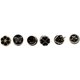 thumbnail image 1 of Injueey 30 piezas camisa suéter vástago botón reemplazo ropa pantalones diamantes de imitación botones de Metal broche Pin gemelos costura Tela de costura y artesanía Negro/1-6, 1 of 6