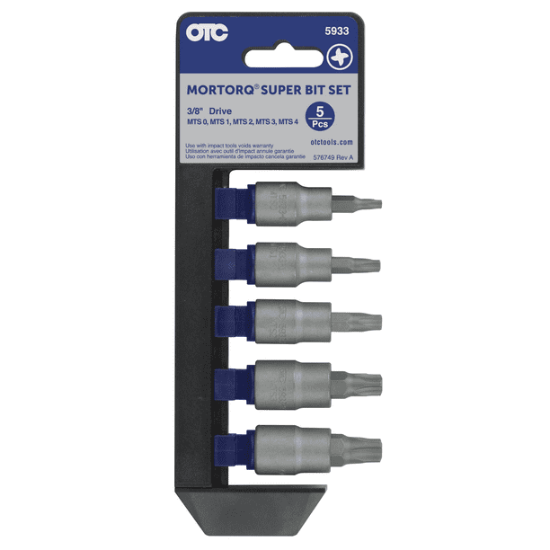 5 Piece Mortorq Super Bit Socket Set