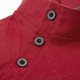 thumbnail image 5 of Blusa de algodón para mujer, cuello alto, abotonado lateral, manga corta, tallas grandes, moda Irfora Blusa de mujer, 5 of 7
