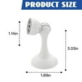 thumbnail image 2 of XIBUFE Not Easy Rust White Magnetic Door Stop with Screws, 2 of 7