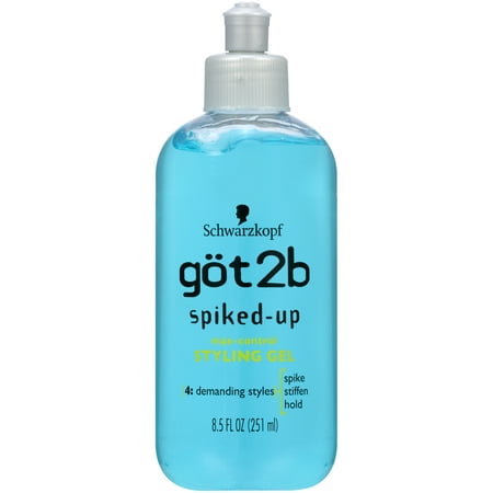 Got2B Spiked Up Styling Hair Gel, Max Control, 8.5 (Best Styling Gel For Fine Hair)