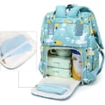 thumbnail image 3 of Large Capacity Baby Diaper Bag Backpack Waterproof Travel Nappy Diaper Bags Cute for Girls Boys (Swing Bear), 3 of 8