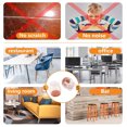 thumbnail image 4 of 16Pcs Chair Leg Protectors Transparent Round Scratch Resistance Silent Silicone Felt Furniture Pads Covers, 4 of 8