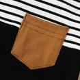 thumbnail image 6 of Toddler Baby Boy Summer Clothes Set Short Sleeve Contrast Color T-Shirt+ Drawstring Shorts Pants Set Outfits 2pcs, 6 of 9