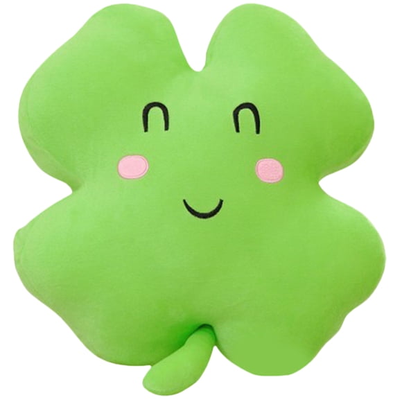 Adorable Couch Pillow Four Leaf Clover Pillow Throw Pillow Household Couch Couple Pillow