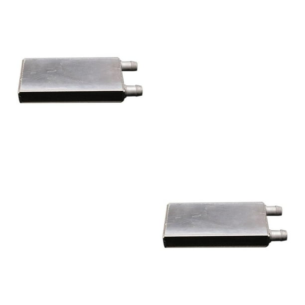 sweethay Accesorios de bloque de refrigeración por agua líquida de CPU de aluminio Componentes de disipador de calor de componentes de computadora 40*160mm 2piezas