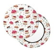 thumbnail image 2 of Pofeuu Birthday Cake Print Round Bar Stool Covers - Super Soft and Washable Elastic Stool Cushion Slipcover Easy Clean Velvet-12 inch, 2 of 7