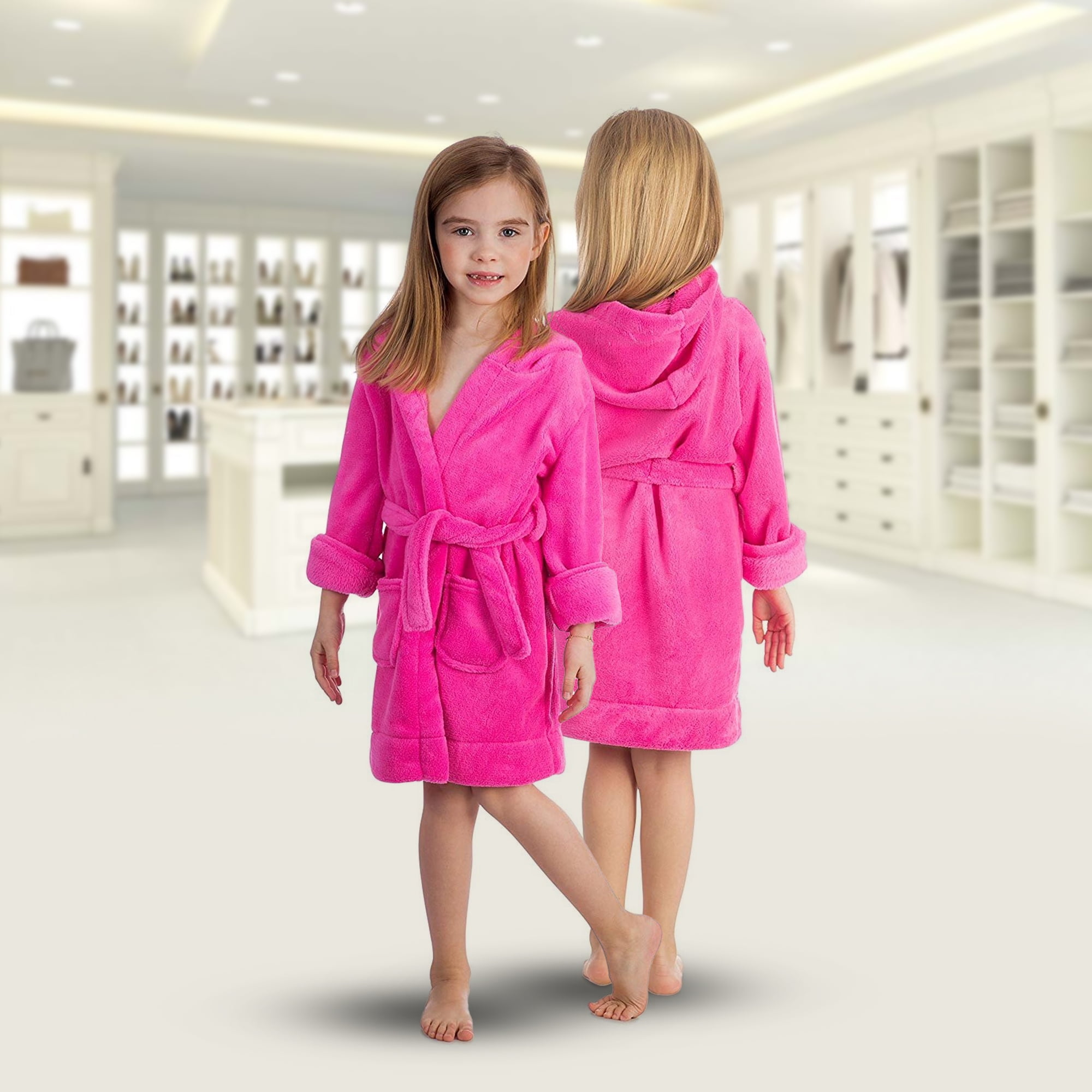 Pink Kids Bathrobe at Rs 590/piece in Solapur | ID: 18374889330
