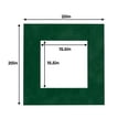 thumbnail image 3 of Treeline Suede Acid Free 20x20 Picture Frame Mats with White Core Bevel Cut for 16x16 Pictures -, 3 of 3
