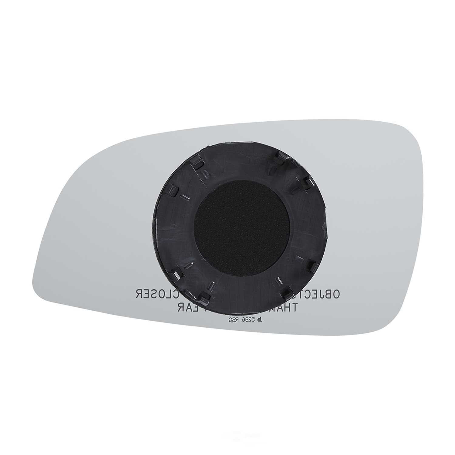 Burco Side View Mirror Replacement Glass with Motor Mount Plate - Clear Glass - 5296RSG