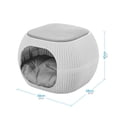 thumbnail image 4 of Cama Para Perro Gato Cojineria De Felpa Lavable Blanco, 4 of 4