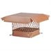 thumbnail image 2 of Draft King CP1318 Bolt On Copper Single Flue Chimney Cap 13 x 18, 2 of 2