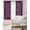 Purple, variant on Boho Geometric Blackout Curtains for Bedroom, Thermal Insulated Drapes, Simple Farmhouse Nation Abstract Motifs Black Out Curtains 63 Inch Long Room Darkening Kitchen Curtains 42"x63" 2 Panels