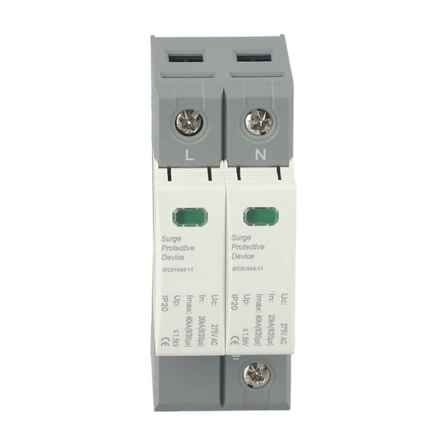 Lefu 2P 20/40KA 275V pour Dispositif de Protection contre les Surtensions SPD, Protecteur de Surtension