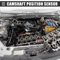 thumbnail image 2 of 5pcs Automotive Crankshaft Position Sensor, for Chevrolet Equinox Sport 2009 2008 12608424 Black, 2 of 6