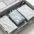 thumbnail image 4 of Nylon Travel Packing Cubes, Blue Waterproof Luggage Organizer Bags, Multi-size Clothing Storage Pouches for Suitcase, Weekend Getaway, Topliu, 4 of 6
