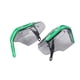 thumbnail image 4 of 2 protectores de manos para motocicleta, accesorios de ciclismo, deflectores de viento para manillar de motocicleta. Marrón y verde, 4 of 9